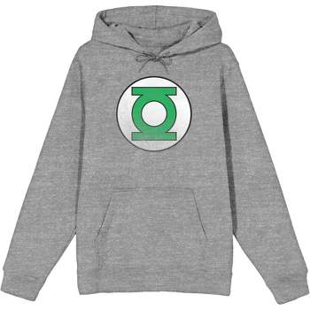 Green Lantern Logo Adult Long Sleeve Hoodie