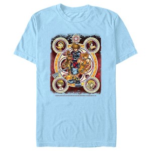 Men's Kingdom Hearts 2 Stained Glass Art T-Shirt - 1 of 4
