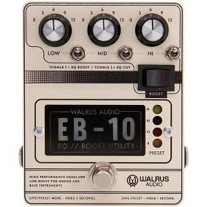 Walrus Audio EB-10 Preamp/EQ/Boost Effects Pedal - 1 of 4