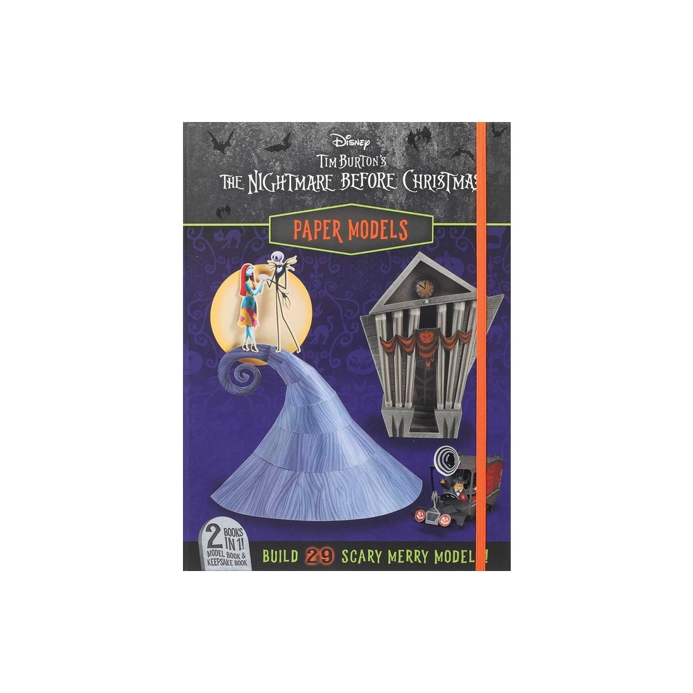 Disney: Tim Burton's the Nightmare Before Christmas Paper Models - by Arie Kaplan (Spiral Bound)