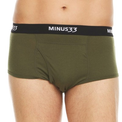 Minus33 Merino Wool Micro Weight - Men's Wool Briefs Woolverino Olive Drab  Green Xxl : Target