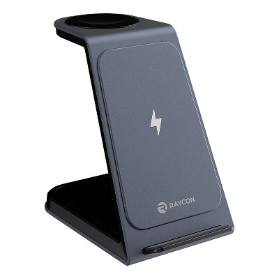 Raycon® The Magic Charging Station, 15-Watt Qi® Charging, RAPSTA300-23E-BLA in Black