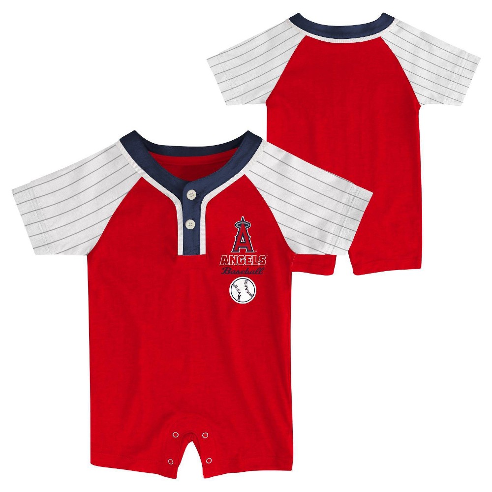 MLB Los Angeles Angels Newborn Romper - 0-3M