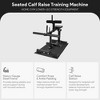 BalanceFrom Fitness Adjustable Seated Calf Raise Machine, Home Gym Equipment - 2 of 4