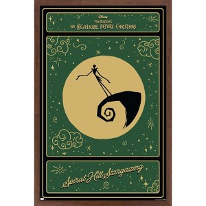Trends International Disney Tim Burton's The Nightmare Before Christmas - Spiral Hill Stargazing Framed Wall Poster Prints - 1 of 4