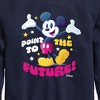 Boys' - Disney - Mickey Point To The Future Graphic Long Sleeve Fleece Sweatshirt - 2 of 4