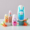 Juvale Set of 5 Wooden Blank Unpainted Nesting Dolls, Paint Your Own Traditional Matryoshka Doll for DIY Crafts, Painting, 5.5" - 3 of 4