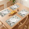 REGALWOVEN Placemats Set of 6 Leather Placemats for Kitchen Dining Table Decor  Placemats - 3 of 4