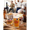 Evergreen New England Patriots, Stemless 17OZ Wine & Beer 16 OZ Gift Set - 2 of 4