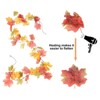 Unique Bargains Autumn Artificial Decorative Fall Maple Leaf Garland 5.9 Ft 2 Pcs - 3 of 4