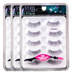 Ardell 5 Pack Lashes - Babies #68982 (PACK OF 3) - Natural Boost Lashes, Fanned-Out Style - 1 of 3