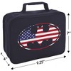 Batman Usa American Flag Shield Logo Insulated Soft Sided Lunch Box - 2 of 4