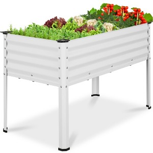 Best Choice Products 48x24x30in Elevated Galvanized Metal Garden Bed w/ Corner Protectors - 1 of 4