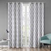 Grungis 50x84 Inch Polyester Printed Ikat Blackout Curtain Panels for Living Room,Bedroom - 2 of 4