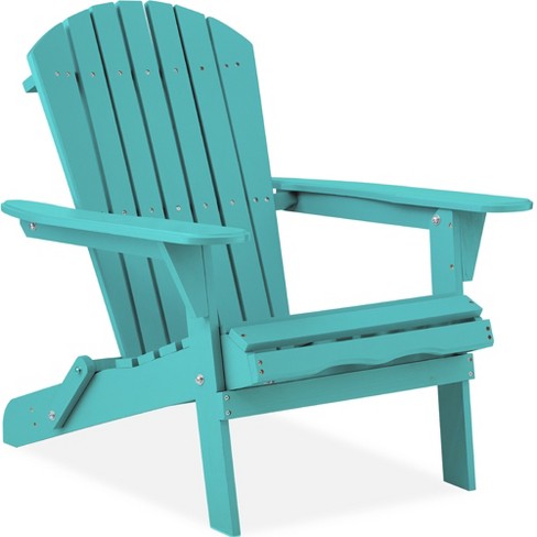 Best Choice Products Folding Adirondack Chair Outdoor Wooden