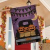 Halloween Truck House Flag Jack o'Lanterns Primitive 28" x 40" Briarwood Lane - 4 of 4