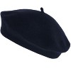 CTM Women's Wool Sustainable Anti-Pill Beret - 4 of 4