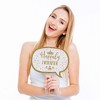 Big Dot of Happiness Little Princess Crown - Pink and Gold Princess Baby Shower or Birthday Party Photo Booth Props Kit - 20 Count - 3 of 4