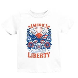 The Juniper Shop America Summer Of Liberty Distressed Youth Short Sleeve Tee - 1 of 4
