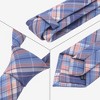 INSPIRE CHIC Plaid Woven Self-tied Striped Skinny Necktie 2.8" for College Graduation Campus 1 Pc - 3 of 4