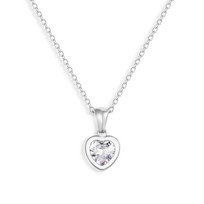 EVRY JEWELS WATERPROOF Gold or Silver Plated You Have My Heart Necklace