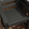 FUFU&GAGA 2-Piece HDPE Outdoor Dining Chair Set,Heavy All-Weather Patio,Firepit or Lawn Chairs,Ergonomic Porch Chairs for Dining Table - 2 of 4