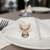 Unique Bargains Napkin Rings Rabbit Head Stainless Steel Copper 1 Pcs - 3 of 3
