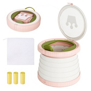 BabyBond Portable Potty for Toddler, Foldable Training Toilet Seat Travel Potty for Car, Camping, Outdoor, Indoor - 1 of 4