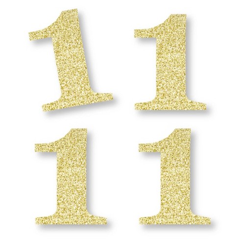 Big Dot Of Happiness Gold Glitter 1 - No-mess Real Gold Glitter Cut-out
