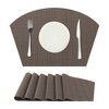 Unique Bargains Table Heat Resistant Water Proof Woven Placemats 18 x 12 Inches 6 Pcs - 3 of 4