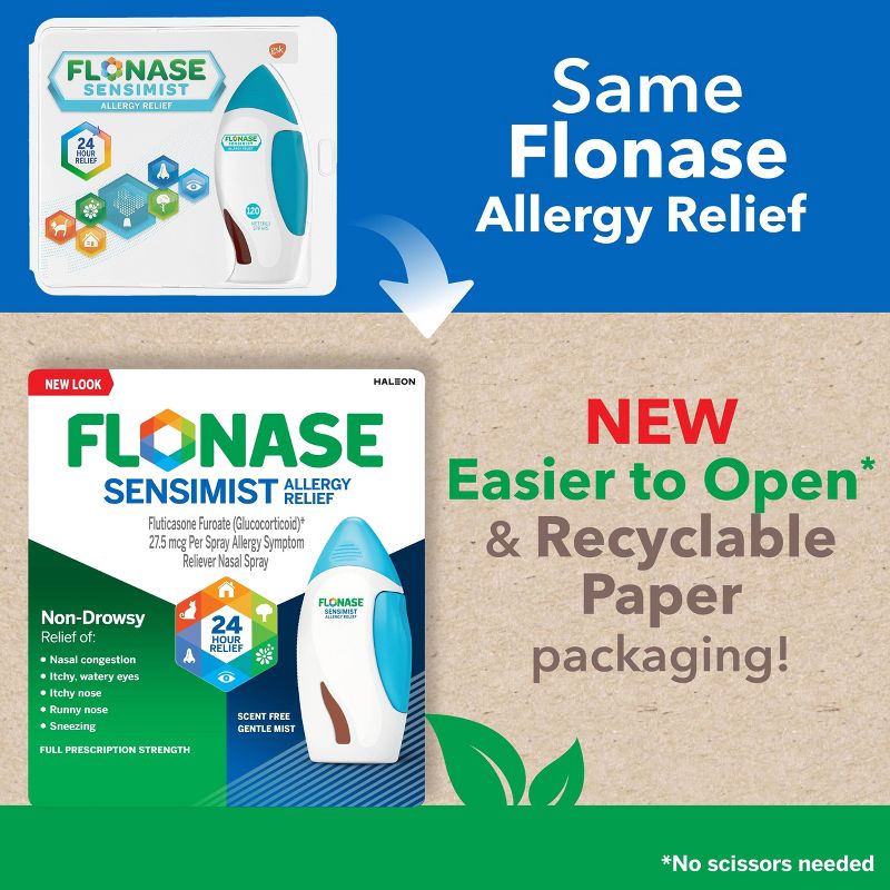 Flonase Sensimist Allergy Relief Nasal Spray - Fluticasone Furoate


, 4 of 13
