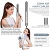 Dryhsip 5-in-1 Hot Air Styler, 3 Heat & Speed Settings, Detachable Curler/Blower/Brush, Fast Drying, for Curling/ Straightening/ Smoothing - 2 of 4