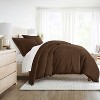 3 Piece Duvet Cover & Shams Set - Soft and Breathable, Double Brushed Microfiber, Wrinkle Free - Becky Cameron - 2 of 4