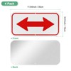 Unique Bargains Aluminum Reflective Outdoor Garden Arrow Sign for Outdoor Lawn Garden 1 Pc - 3 of 4