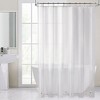 Kate Aurora Hotel Collection Heavy Duty Odor Free Mold & Mildew Resistant Tub Length PEVA Vinyl Shower Liner - 72 in. W x 78 in. L - 2 of 4