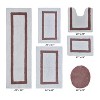 Hotel Bath Rug 100% Premium Cotton Tufted Weave Two Tone Reversible 6 Piece Bathroom Rug Set, Super Soft & Water Absorbent, Machine Washable Bathmat - 2 of 4