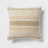 Euro Traditional Woven Stripe Decorative Throw Pillow Green - Threshold™