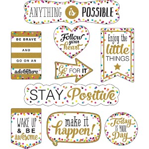 Teacher Created Resources® Clingy Thingies® Confetti Positive Sayings Accents - 1 of 1