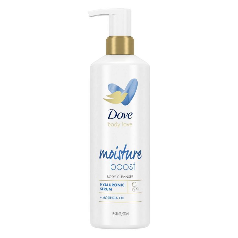 Dove Beauty Body Love Hyaluronic Serum + Moringa Oil Moisture Boost Body Cleanser - 17.5 fl oz, 3 of 10