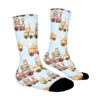 Trains With Animals Women Printed Crew Socks Funny Funky Socks Soft Polyester Novelty Gifts for Artists Men - 3 of 4