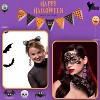 Spooky Halloween Earrings: Bat, Pumpkin & Spiderweb Dangle Design - 3 of 4