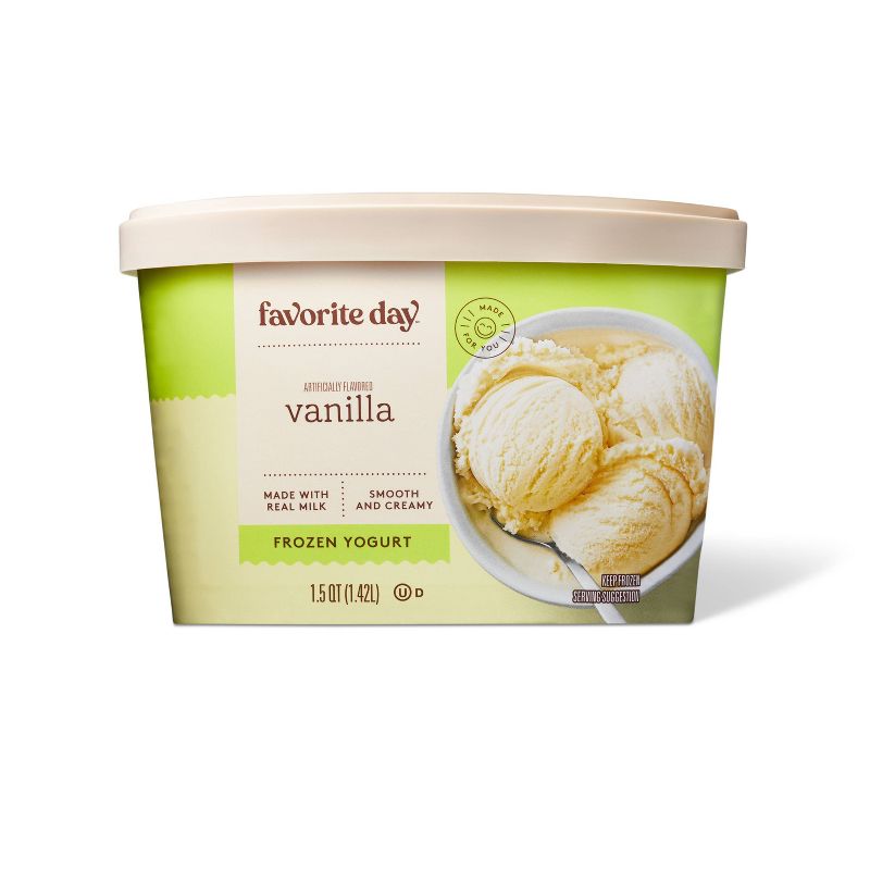 Vanilla Frozen Yogurt - 1.5qt - Favorite Day&#8482;, 1 of 5