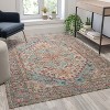 Emma and Oliver Indoor Polyester Vintage Medallion Area Rug - image 2 of 4