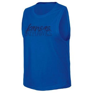 NCAA Kansas Jayhawks Women's Tonal Tank Top - 1 of 3