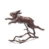 SPI Home Running Bunny Garden Sculpture – Cast Iron Outdoor Rabbit Decor, 12" H Rustic Animal Accent - 3 of 3