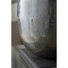 10.5x10.5x13" Aluminum Vase, Silver Streaks - 4 of 4