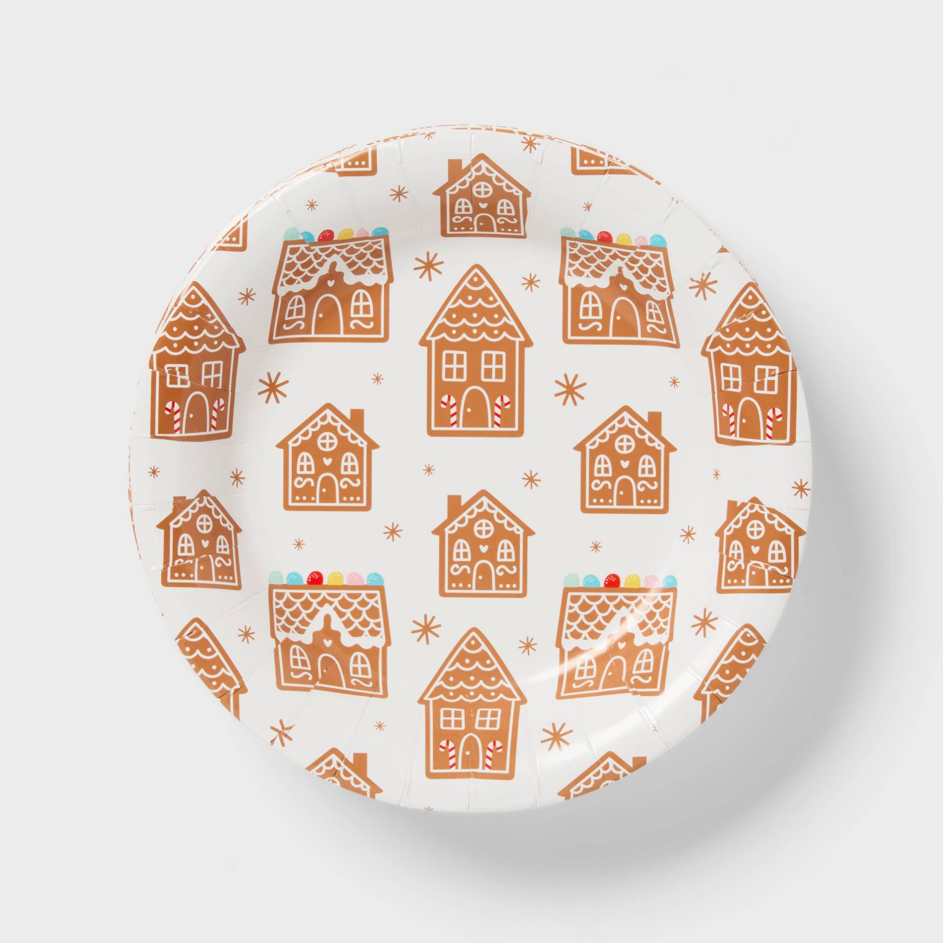 20ct Christmas Gingerbread Snack Plates - Spritz™