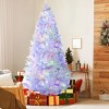 GOTGELIF White Christmas Tree with Twinkling Lights Xmas Decoration - 2 of 4