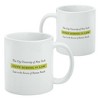 CUNY School of Law Primary Logo Ceramic Coffee Mug Novelty Gift Mugs for Coffee Tea and Hot Drinks 11oz White - 2 of 4