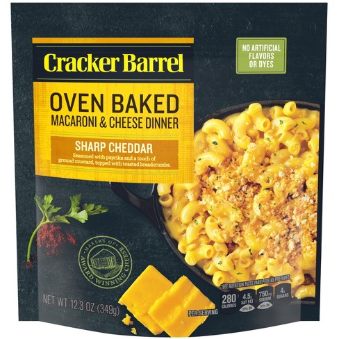 Cracker Barrel Oven Baked Macaroni Cheese Dinner Sharp Cheddar 12 3oz Target